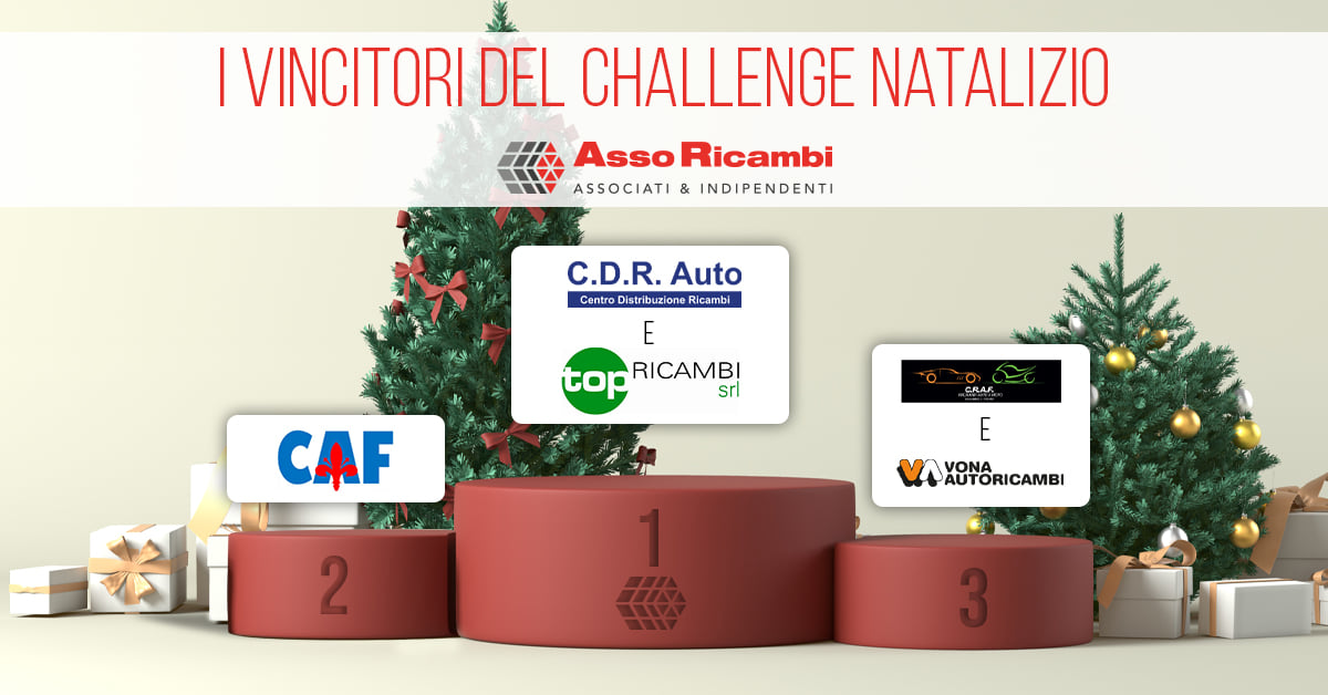 CONTEST DI NATALE ASSO RICAMBI...Ecco i vincitori!