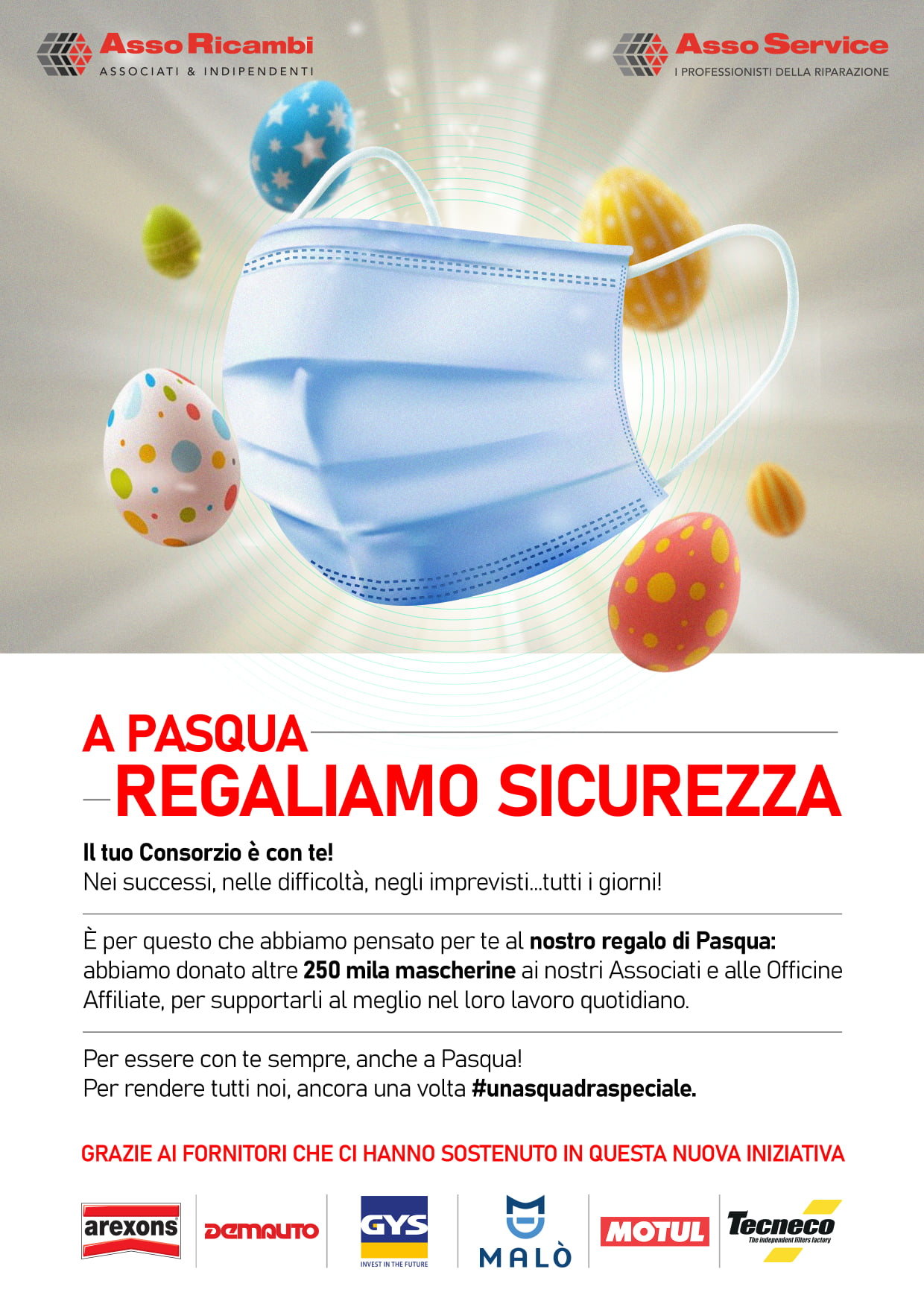 ASSO RICAMBI DI NUOVO AL FIANCO DELLA FILIERA 