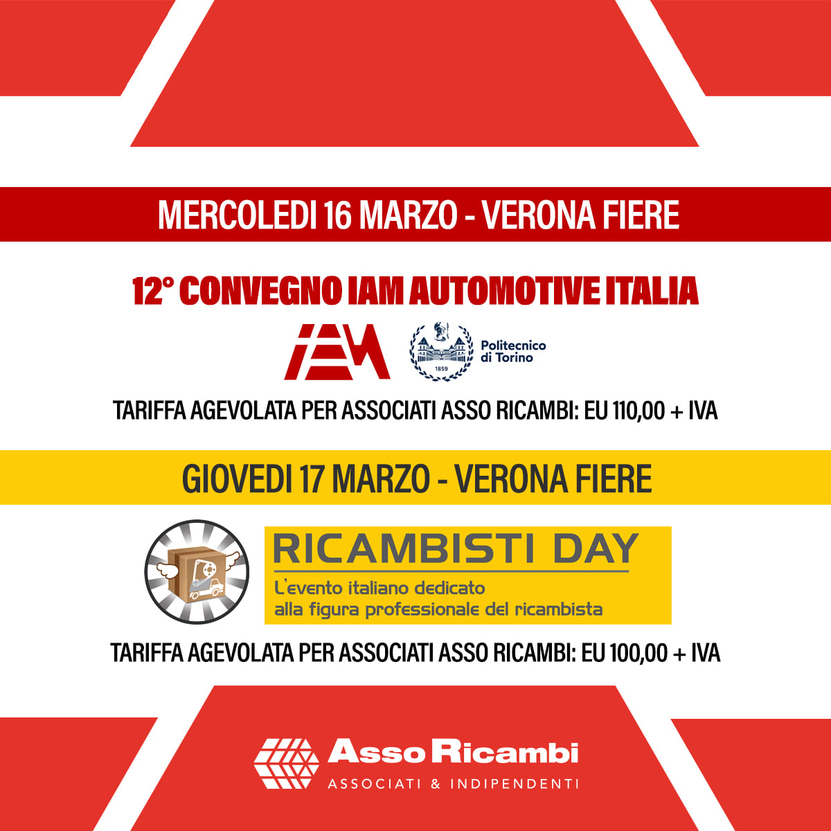 Asso Ricambi a Verona - Marzo 2022